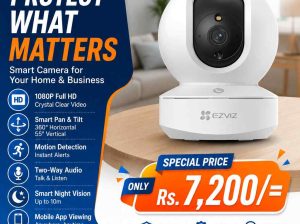 EZVIZ CS-TY1-R105-1L2WF Smart Wi-Fi Camera – Now Available in Eravur