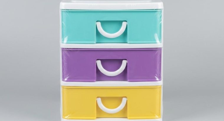 Mini Small Drawer 3 Layers Plastic Storage Box Set – EVR.LK in Eravur